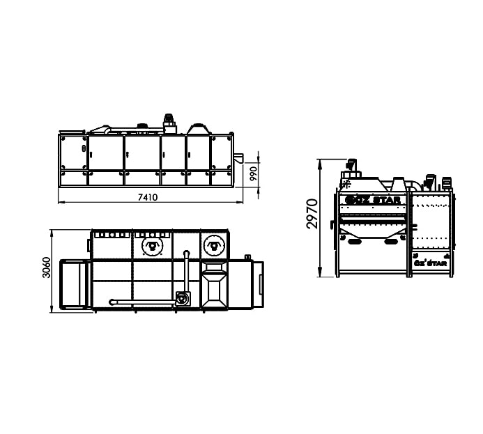 Nut Roasting Machine Belt Type Roasting Machine 500