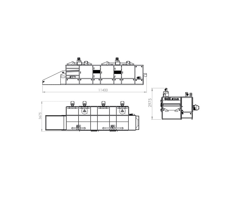 Nut Roasting Machine Belt Type Roasting Machine 2000