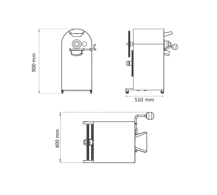 Chickpea Roasting Machine 4Kg/Batch 40