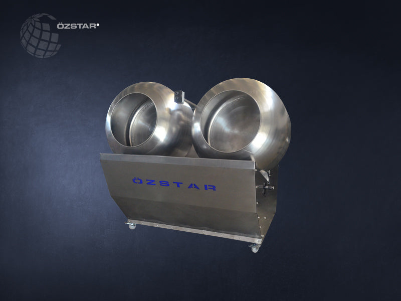 Double Drum Chickpea Sugar Coating Machine 1360