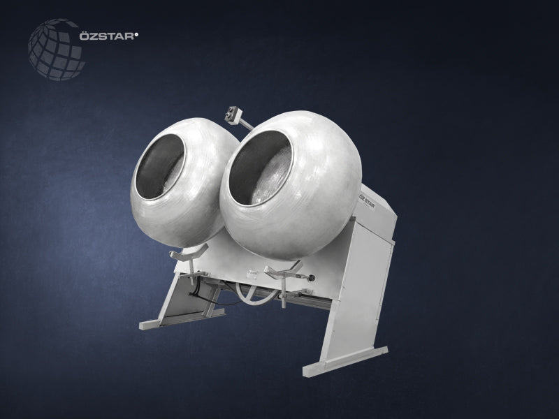 Double Drum Chickpea Sugar Coating Machine 1360