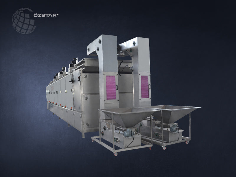 Nut Roasting Machine Belt Type Roasting Machine 2000