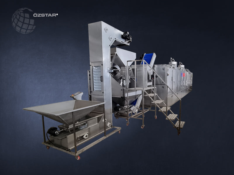 Nut Roasting Machine Belt Type Roasting Machine 1000