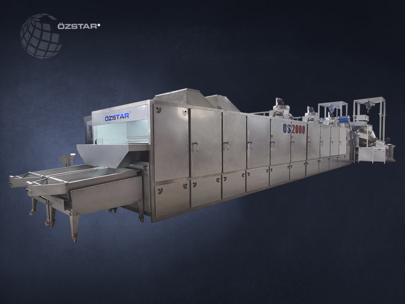 Nut Roasting Machine Belt Type Roasting Machine 2000