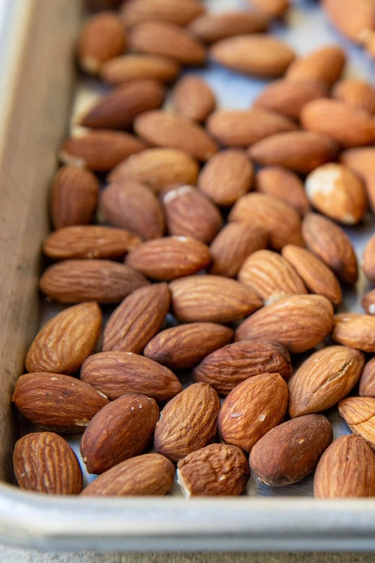 how to roast almond nuts in oven