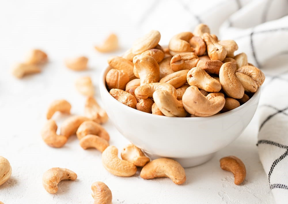 how to roast cashew nuts