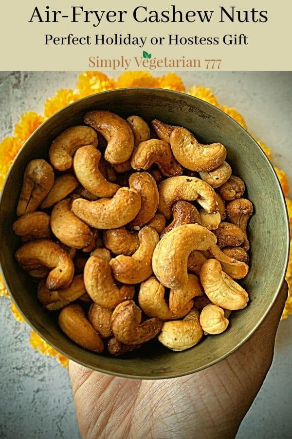 how to roast cashew nuts in air fryer