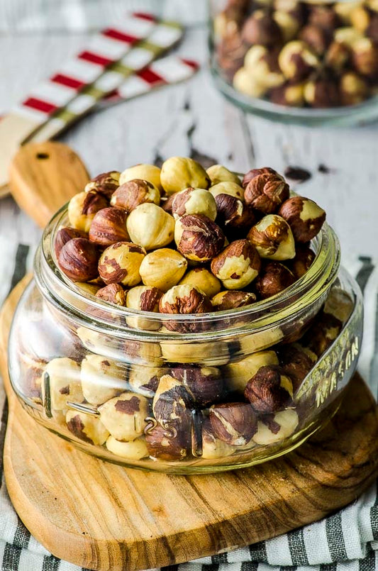 how to roast hazel nuts