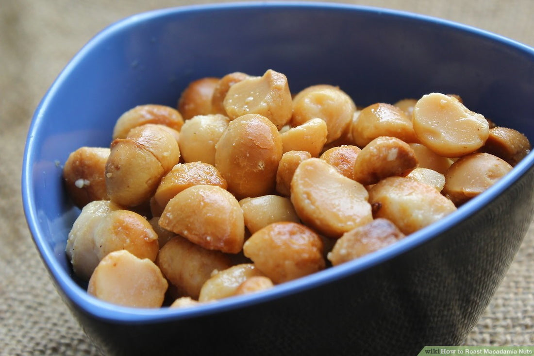 how to roast macadamia nuts