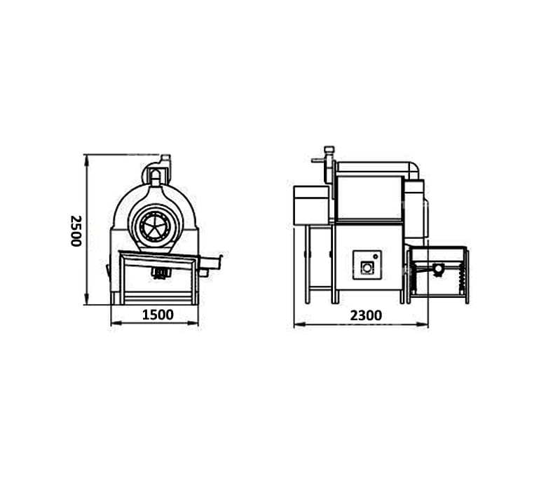 Drum Type Roasting Machine 130