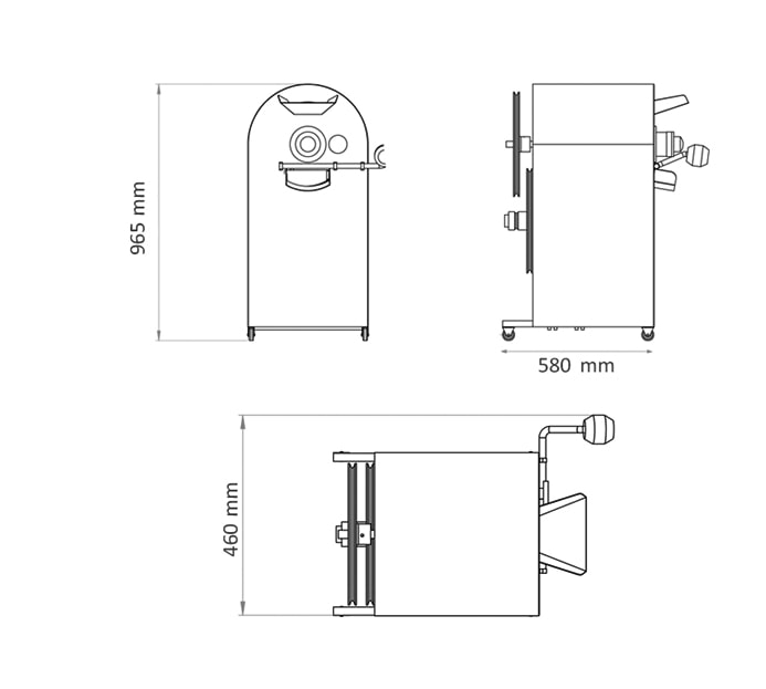 Chickpea Roasting Machine 8Kg/Batch 80